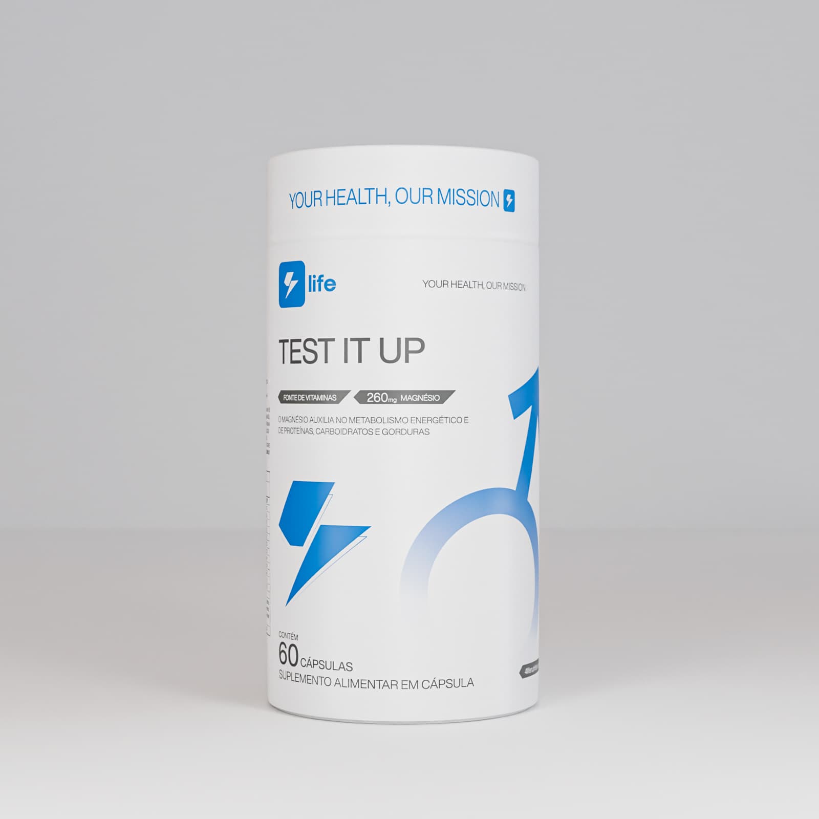 Test It Up — Vitalidade e Saúde do Homem · 60 cápsulas · 30 doses